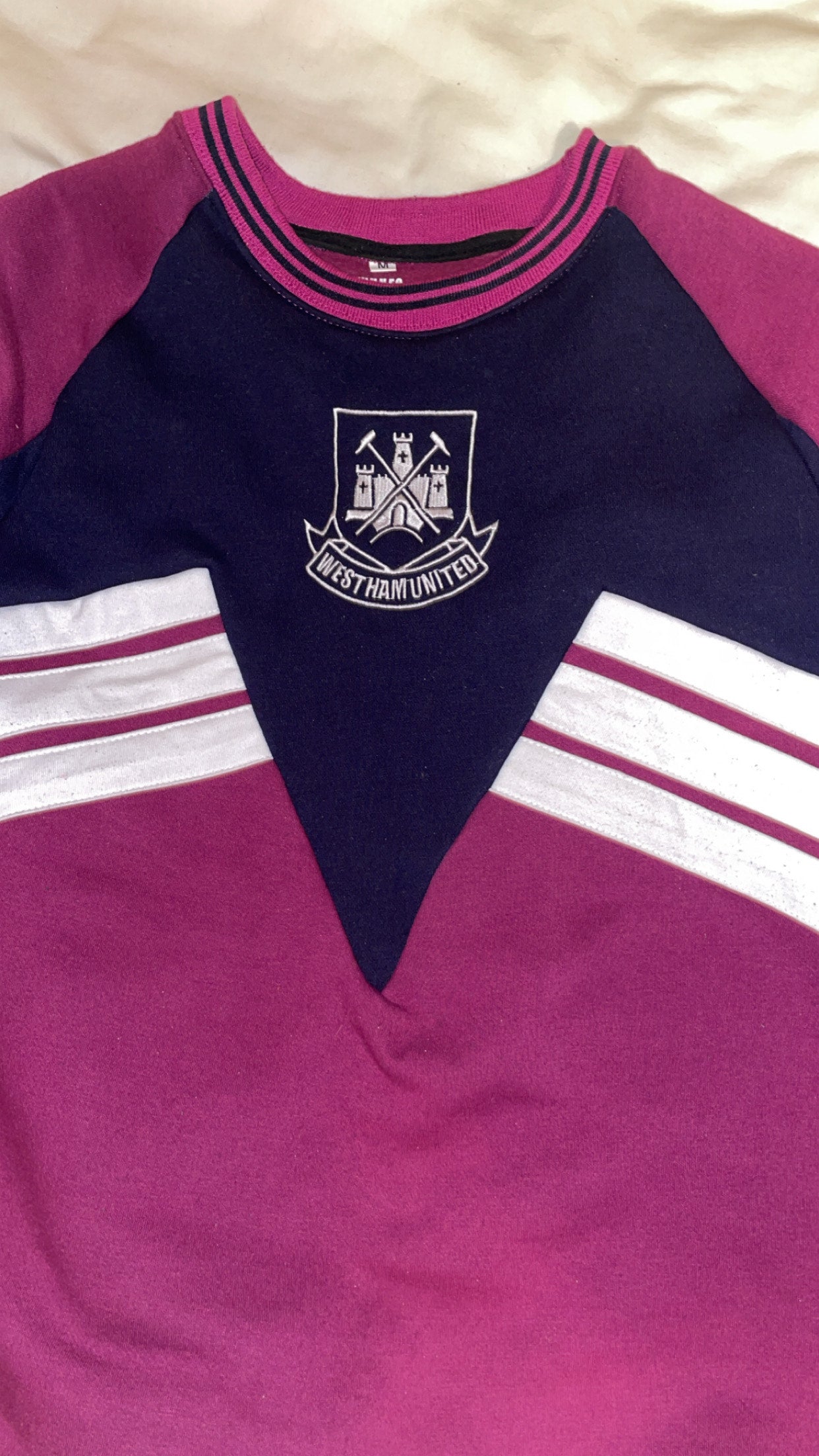 West Ham Retro Football Jumper