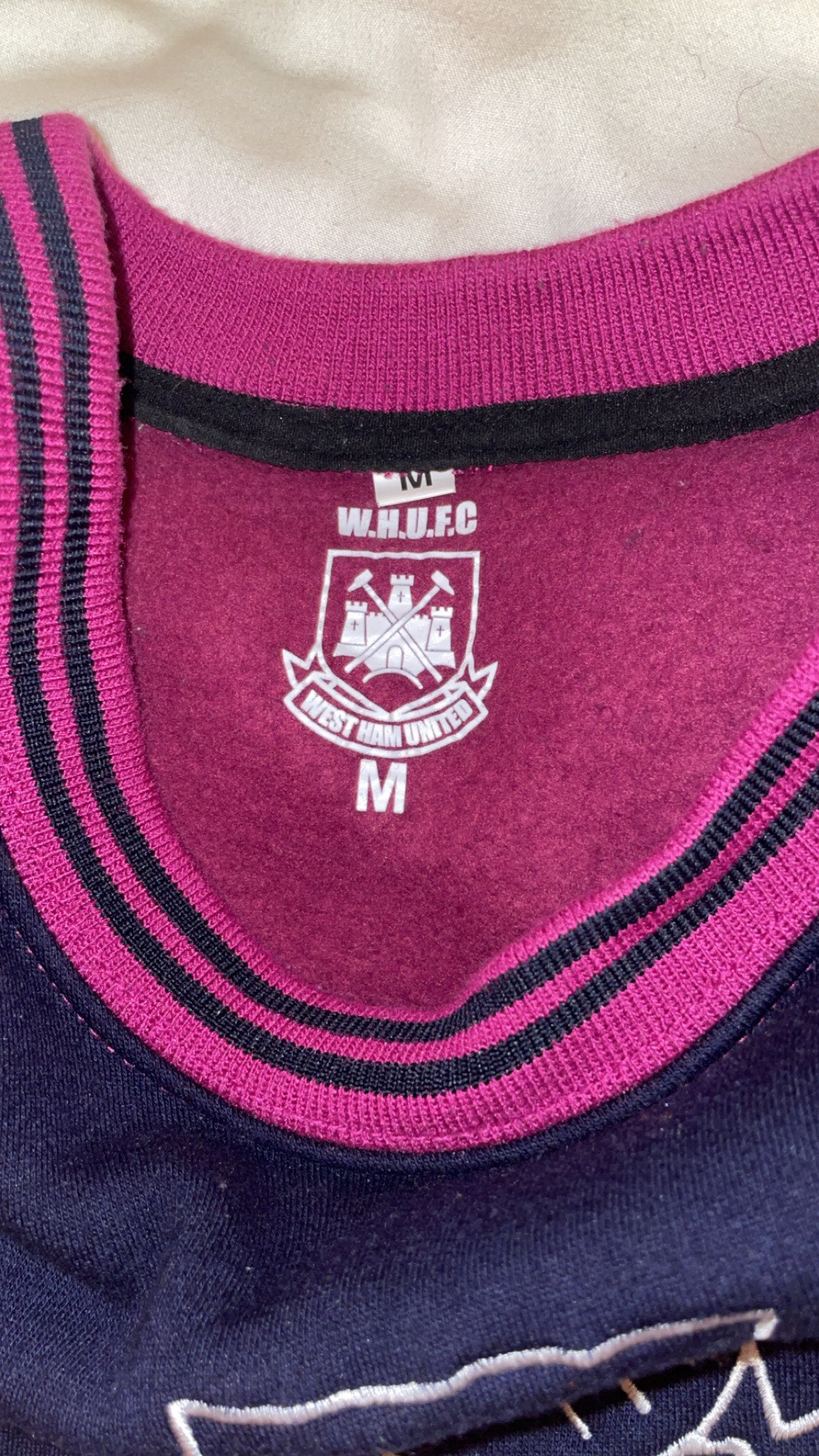 West Ham Retro Football Jumper